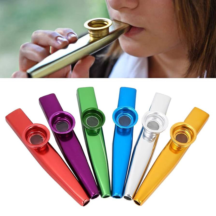 和楽器 kaz Amazon.co.jp: 6色カズー楽器、5フルートダイヤフラム付きアルミ